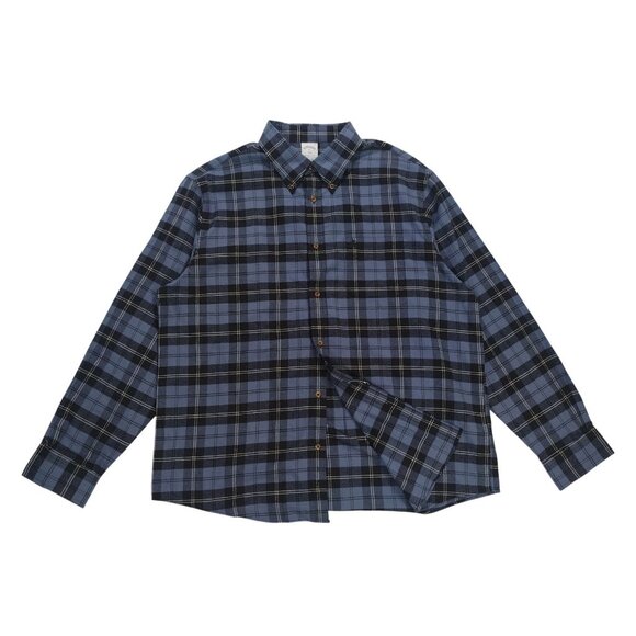 Brooks Brothers Mens Regent Fit Blue & Black Plaid Cotton Button-Up Shirt XL. - Picture 1 of 6